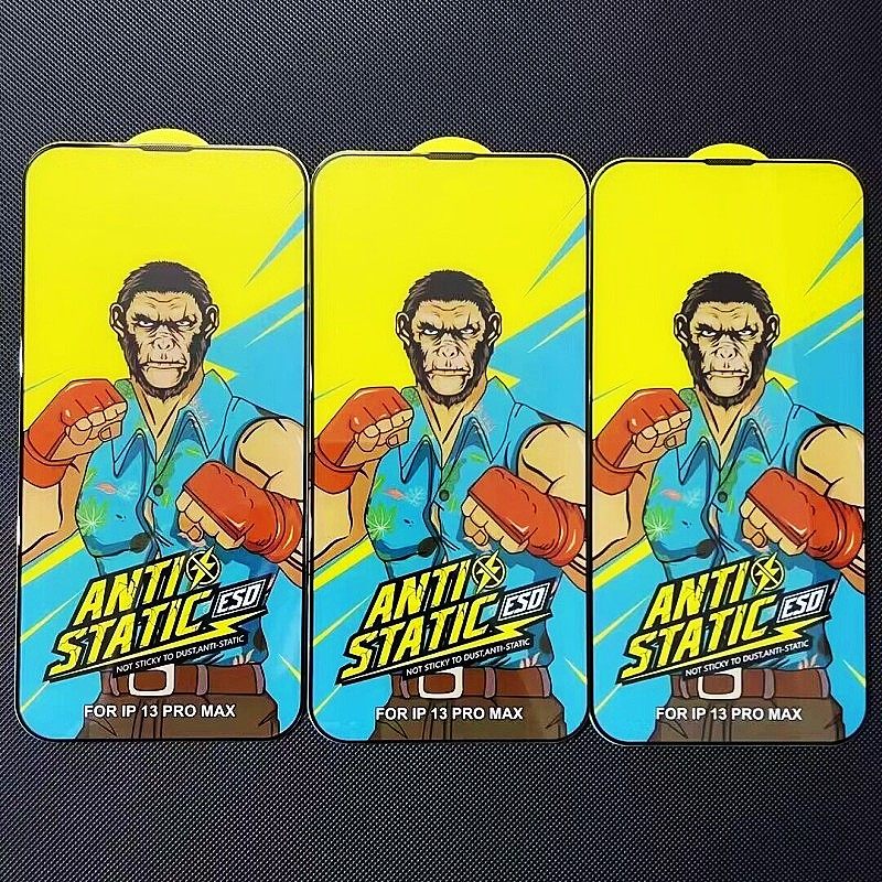 适用于苹果17 15promax 14 13PROMAX  iPhone16 XR大猩猩牌丝印高铝带防尘网磨砂防偷窥高清全屏钢化膜批发,淘宝优惠券,粉丝福利购,淘宝优惠卷