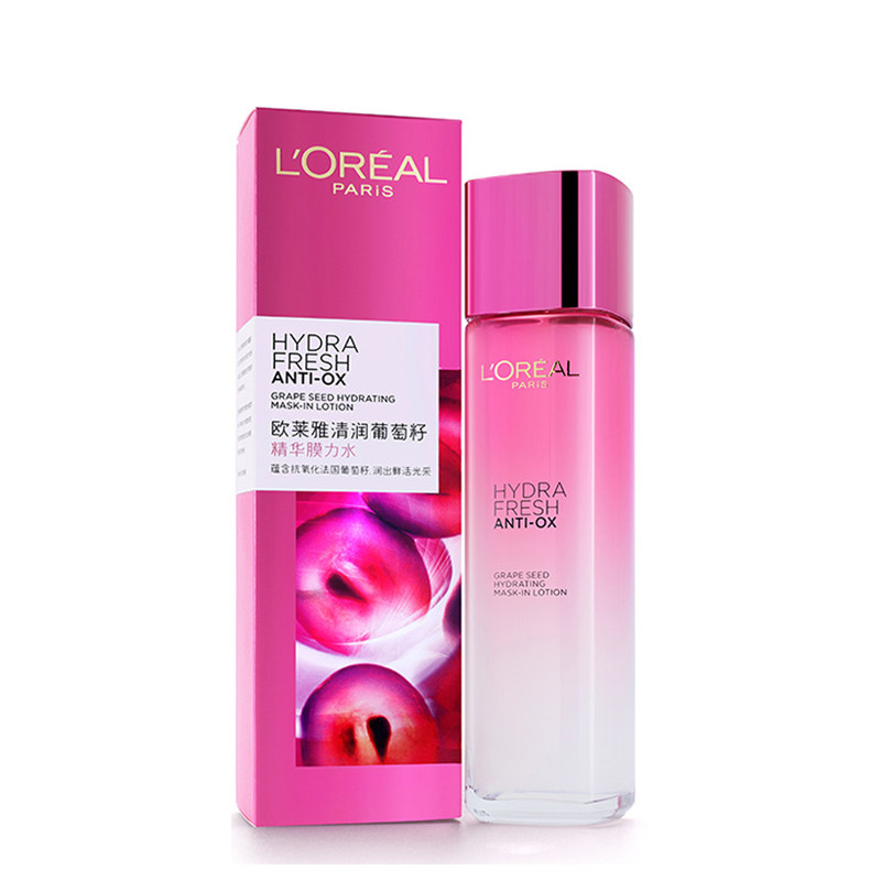 欧莱雅葡萄籽精华膜力水补水爽肤水 欧莱雅美洁金信化妆水/爽肤水