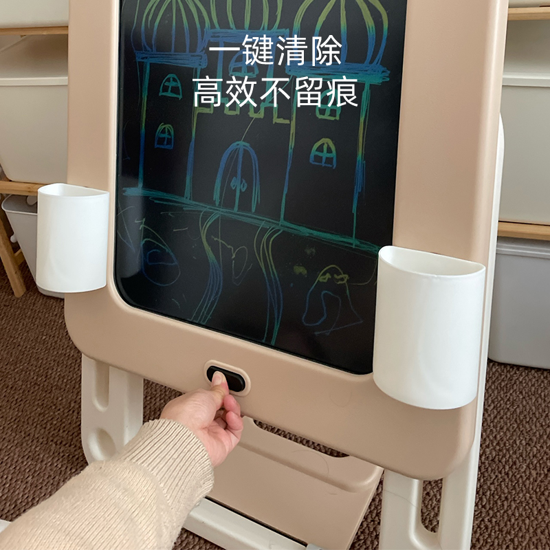 乐婴坊液晶儿童画板磁性涂鸦板周岁生日儿童礼物玩具小黑板写字板