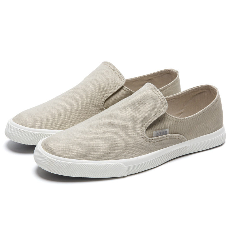 春季帆布鞋男韩版潮流百搭透气一脚蹬懒人鞋休闲防臭老北京布鞋男,淘宝优惠券,粉丝福利购,淘宝优惠卷