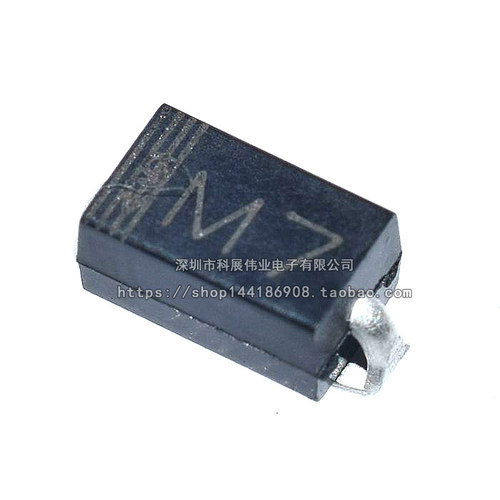 贴片二极管1N4007 M7 SMA 1A/1000V DO-214AC 功率整流管 100个 - 图1
