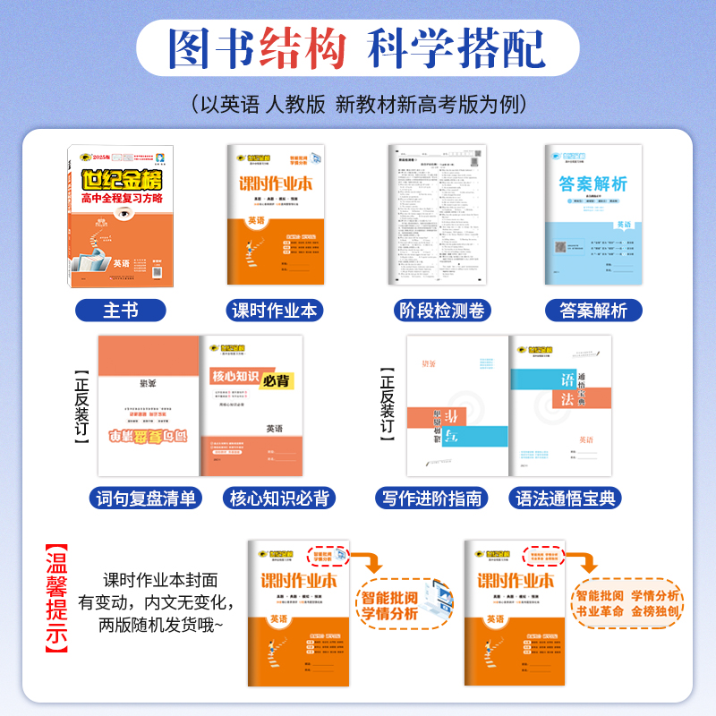 世纪金榜2025版英语高中全程复习方略新教材新高考版备战25年高考人教译林外研北师大版高考高三一轮复习资料教材基础梳理复习-图0