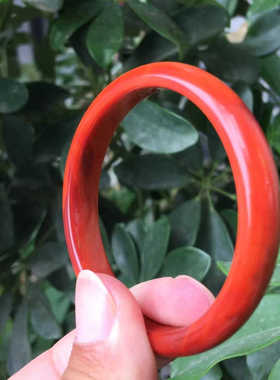 大清仓蓝田玉手镯红玛瑙