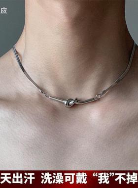 百搭小众设计毛衣链粗款女颈链