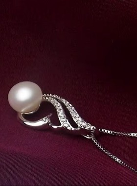 淡水珍珠日韩风白色聚会颈链项坠