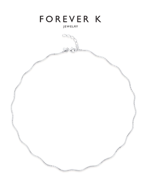 FK法诗卡简雅线圈项链高级感设计小众品牌极简项圈