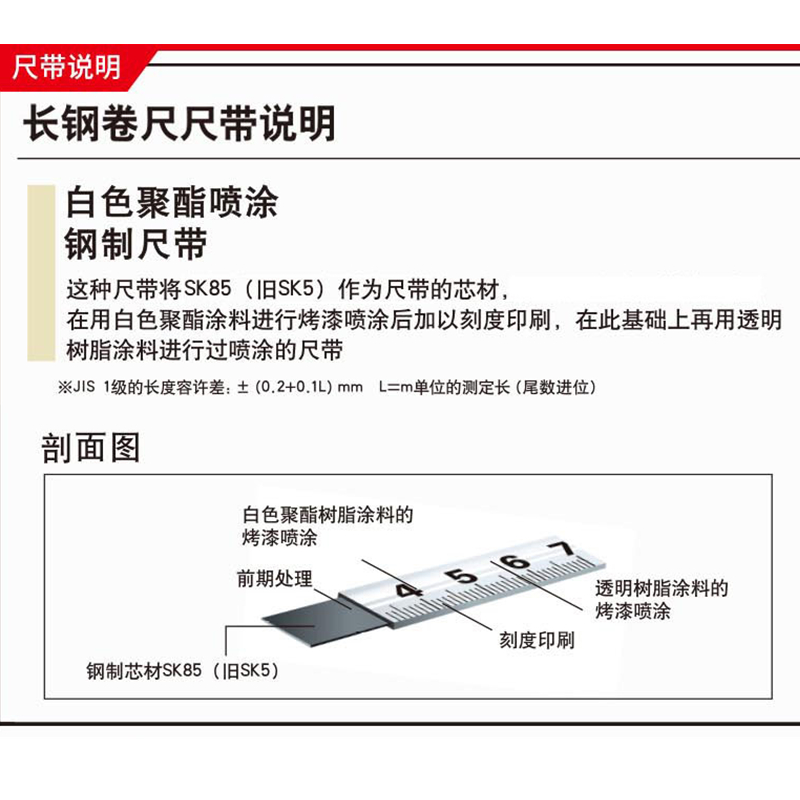 田岛TAJIMA长钢卷尺架式手摇30米50米高精度卷尺防水尺带防锈拉尺-图2