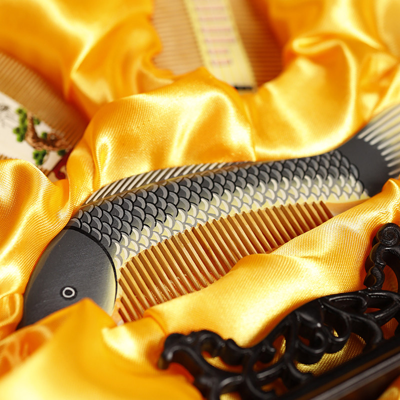 常州白象梳篦非遗地方特色纪念礼品静瓶琵琶鱼三件套商务礼物礼品,淘宝优惠券,粉丝福利购,淘宝优惠卷