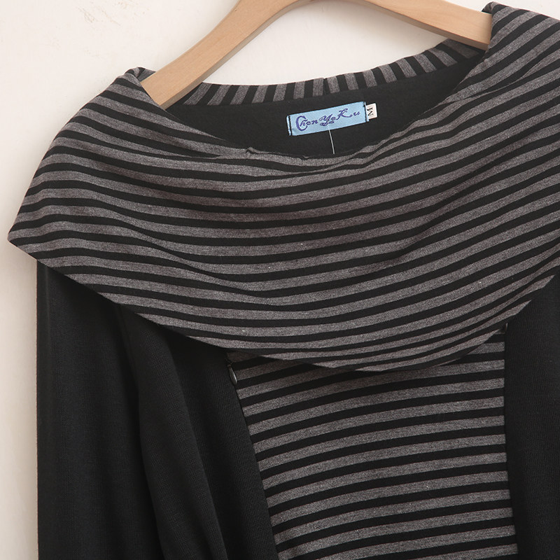 孕妇时尚款连衣裙春秋外出2025新款中长款春装宽松潮妈加薄绒,淘宝优惠券,粉丝福利购,淘宝优惠卷