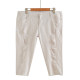 Summer thin ripped denim shorts men's cropped pants slim trendy brand Korean style trendy women's medium pants casual pants