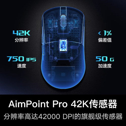 【七夕礼物】ROG龙鳞Ace Mini三模电竞蓝牙静音游戏无线鼠标SpeedNova无线技术轮询率中小手对称滑鼠玩家国度 - 图3