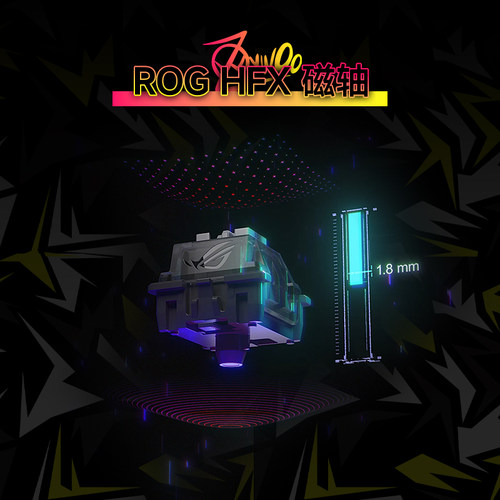 ROG魔导士AceHFXZywOo联名限定载物联名磁轴键盘8KHz回报率ROG HFX磁轴 三角洲行动 玩家国度 - 图2