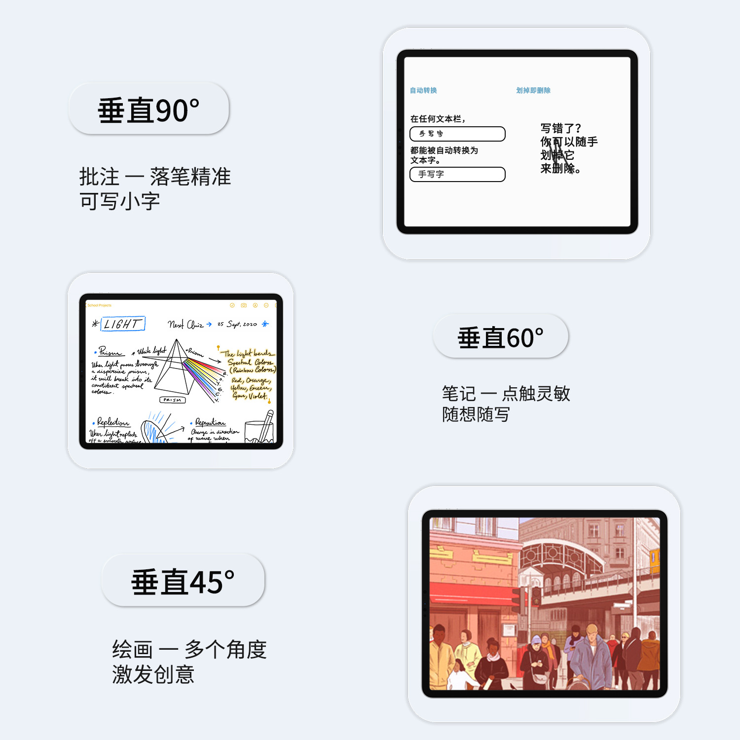 适用苹果iPadmini6代触控笔2021新款手写笔电容笔磁吸防误触8.3寸-图2