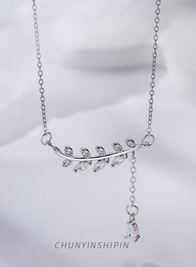 小众气质简约风流苏锁骨链饰品s