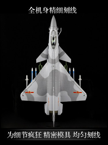 1:48歼10CE飞机模型合金战斗机J10C歼十仿真军事模型航展战机纪念 - 图2