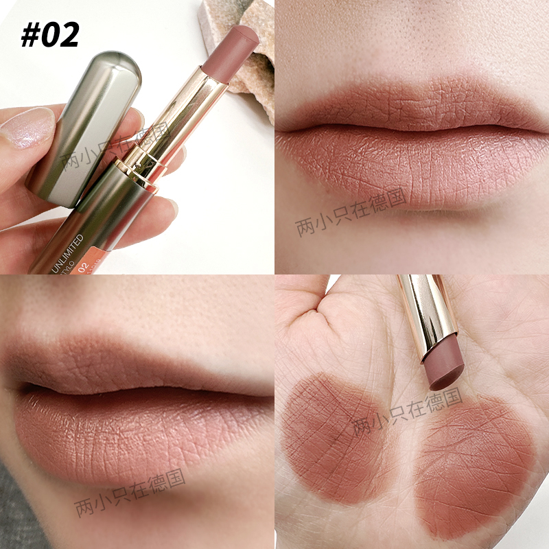 新品kiko细管unlimited stylo口红哑光持久裸色成膜02 03 08 18号 - 图1