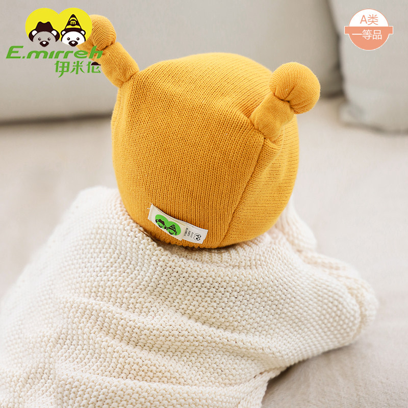 伊米伦婴儿帽子秋冬婴幼儿针织帽宝宝帽子可爱超萌新生儿胎帽纯棉,淘宝优惠券,粉丝福利购,淘宝优惠卷