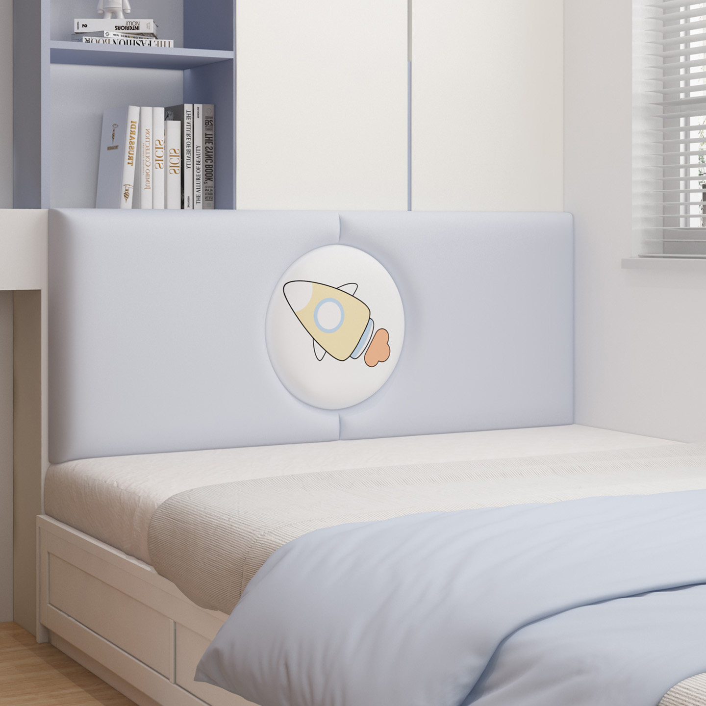 儿童房床头软包靠垫榻榻米床头无床头防撞头靠背板卡通可爱床头,淘宝优惠券,粉丝福利购,淘宝优惠卷