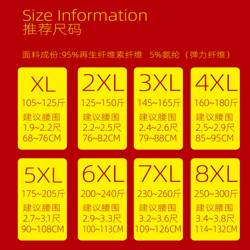礼盒装大码男士平角内裤本命年红色裤衩肥佬中高腰结婚喜庆莫代尔,淘宝优惠券,粉丝福利购,淘宝优惠卷