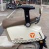 Yadi electric vehicle children's rear seat lifting folding handrail