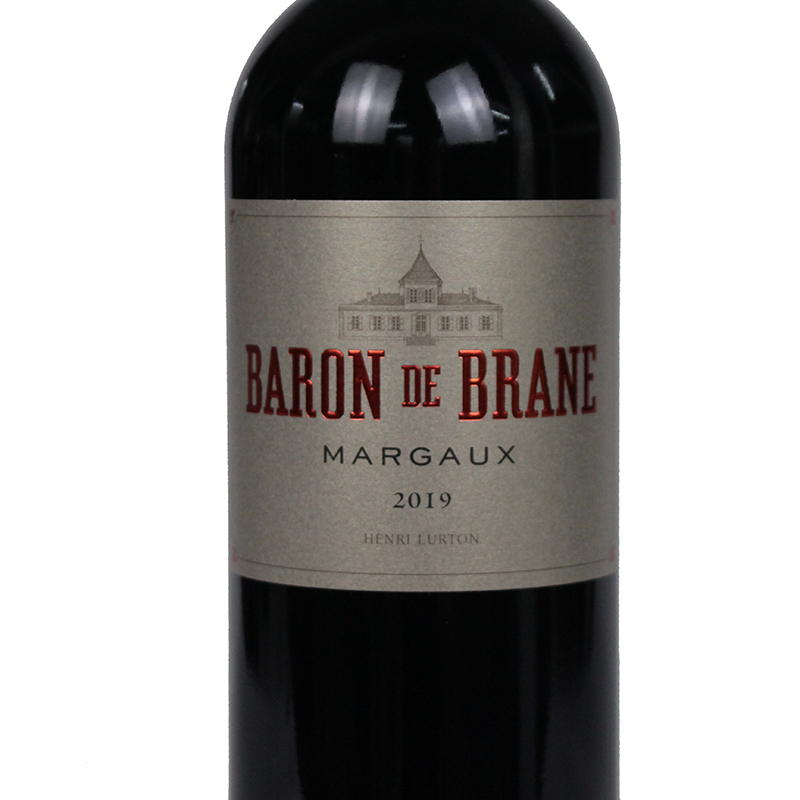 波尔多二级庄 布朗康田酒庄副牌干红葡萄酒 Baron de Brane 2019 - 图0