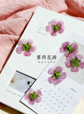 天然冰透粉色压花婚礼请柬装饰