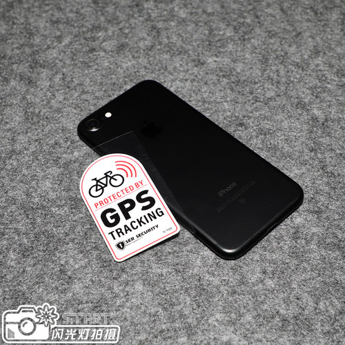 自行车反光贴 行车安全 GPS防盗警示贴花车架划痕遮盖防水贴纸 - 图1