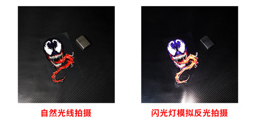 卡寺车贴毒掖VEN0M头像个性创意汽车机车反光贴滑板拉杆箱潮贴纸 - 图3