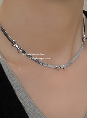 其他铜合金蛇骨链女蝴蝶结