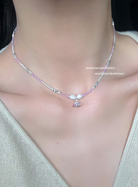 其他锆石铜合金女混搭项链