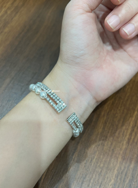 秋十一Acc 珠珠钻钻软镯千金感blingbling手镯