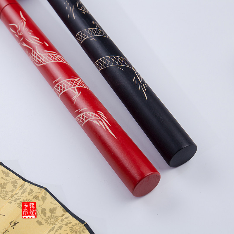 双龙雌雄双拐木制t型拐浮萍拐武器丁字拐东方棍兵器送背袋教程 鹤腾武殿 淘优券