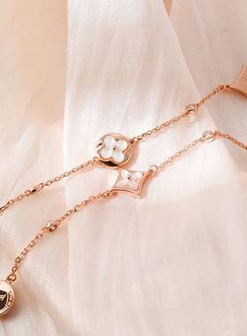 简约银色小众天然贝母长项链