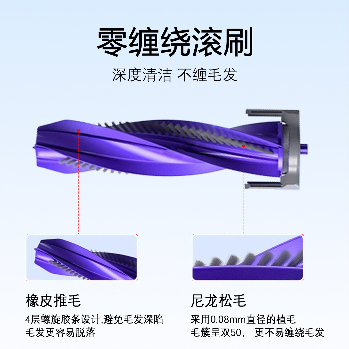 配云鲸逍遥001扫地机器人配件拖布尘袋滤网边滚刷清洁剂万向轮耗,淘宝优惠券,粉丝福利购,淘宝优惠卷