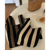 Универсальная брендовая трикотажная плетеная сумка