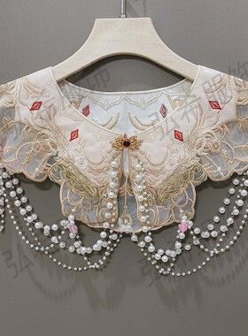 粉色云肩学士服毕业服古风马面裙