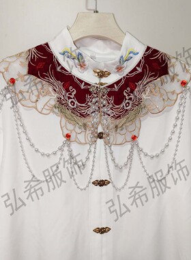 订婚新娘伴娘旗袍云肩马面裙