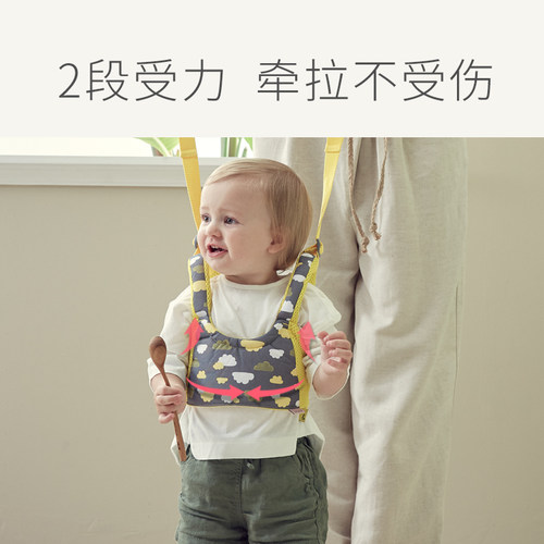 抱抱熊学步带婴幼儿学走路牵引带绳宝宝一岁神器婴儿防摔防勒透气 - 图1