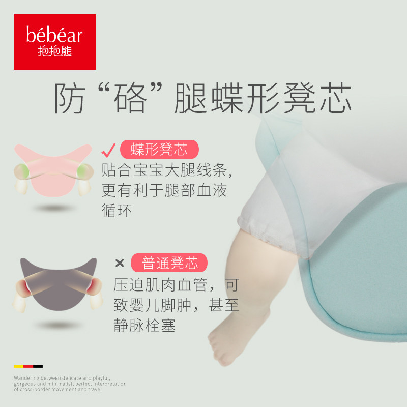 抱抱熊四季透气多功能前抱式腰凳 抱抱熊抱婴腰带/腰凳