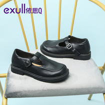 Yith Q hollowed-out cingulum female shoes 2024 Spring new coarse heel retro wind trends 100 hitch female shallow mouth single shoes