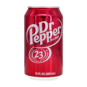 美国进口DR PEPPER胡椒博士汽水樱桃原味可乐型饮料355ml