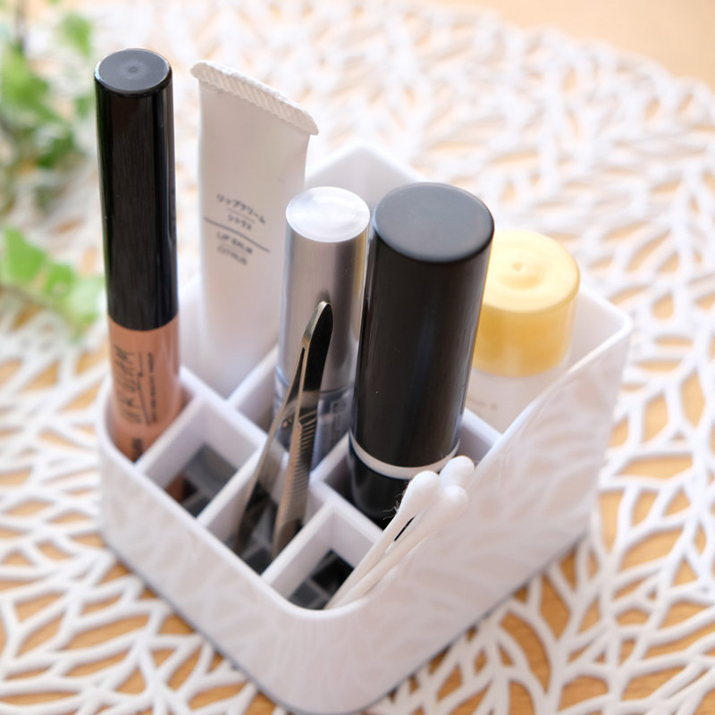 YAMADA日本制 迷你小号分隔式镜柜收纳盒药膏软膏条状乳膏收纳架,淘宝优惠券,粉丝福利购,淘宝优惠卷