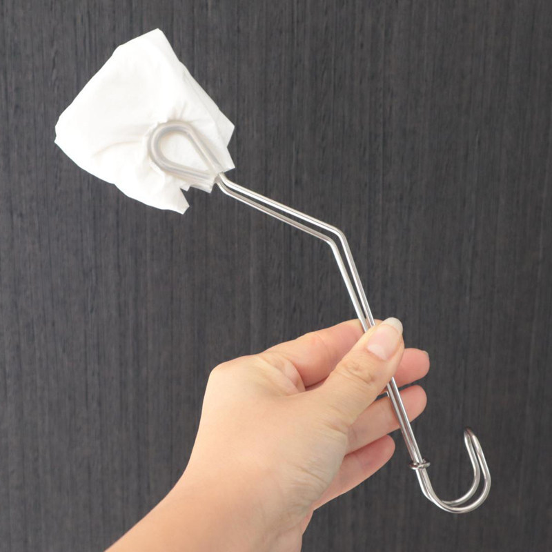 出口日本201不锈钢夹海绵用清洁刷柄多用途马桶刷厨房钢丝球刷柄,淘宝优惠券,粉丝福利购,淘宝优惠卷