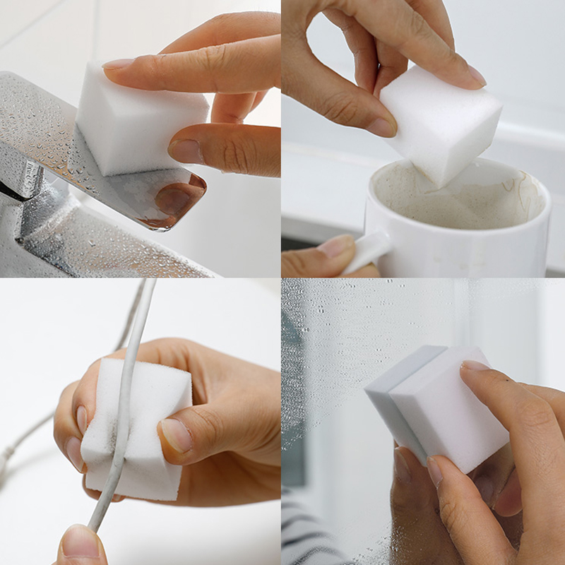 日本CanDo魔术擦高密度纳米神奇海绵擦魔力擦去油擦鞋去污渍30块 - 图1