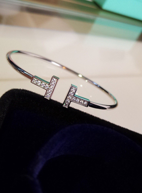 足银999女T镯开口实心百搭礼物