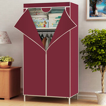 Economy Simple Cloth Wardrobe Contained Cabinet Home Bedroom Cloth Art Hanging Closet Assembly Rental room with modern minima