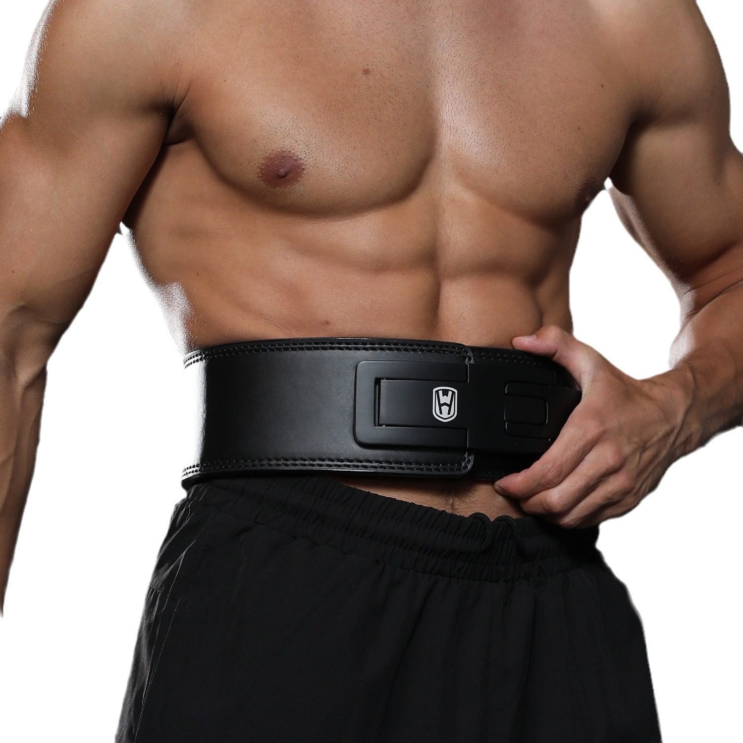 加厚13MM健身牛皮力量腰带举重杠杆快扣护腰男女通用赛事级别专业,淘宝优惠券,粉丝福利购,淘宝优惠卷