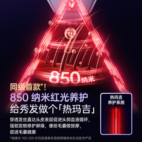 康夫加宽直板夹负离子不伤发刘海夹板42mm直卷两用卷发棒高颅顶L2 - 图0