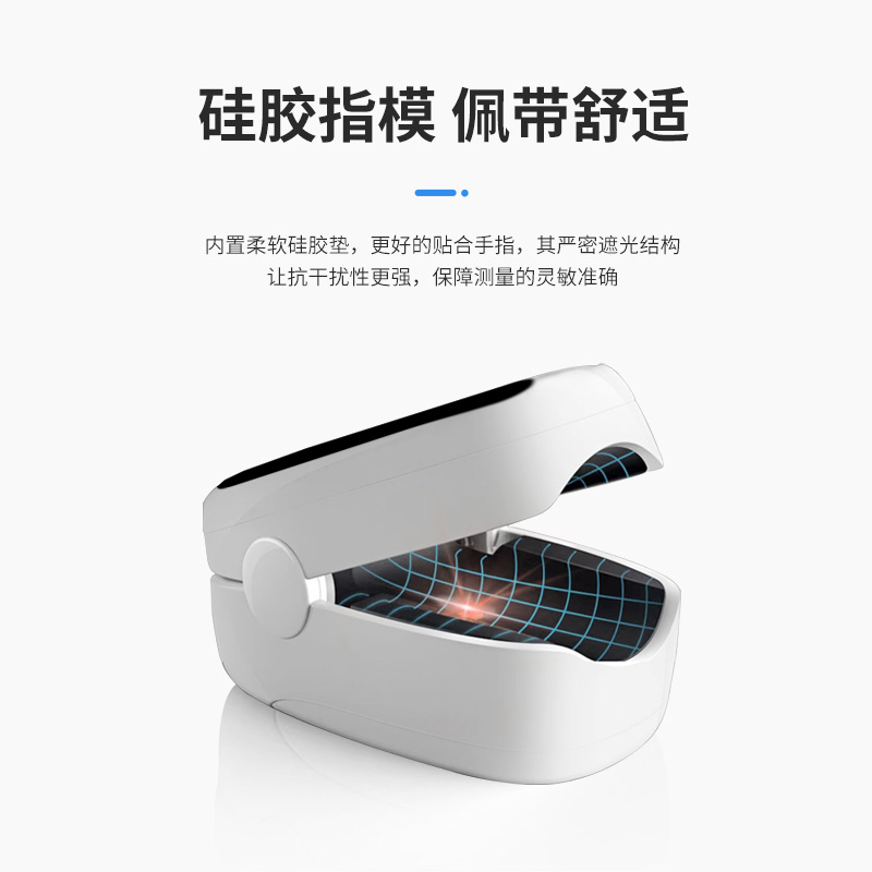 仁和血氧仪指夹式家用血氧自测仪氧饱夹医用指脉搏氧仪官方旗舰店