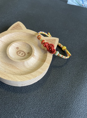 2024龙舟新款色系八股手编绳 本命年龙舟编绳可自行串配黄金饰品